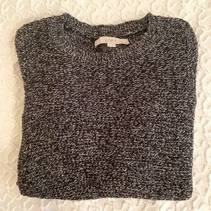 Loft Black and White Sweater